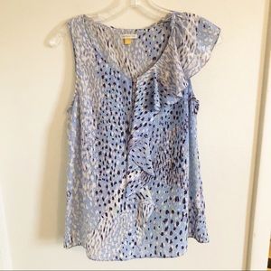 ! Anthropologie Leifsdottir | Abstract Silk Tank